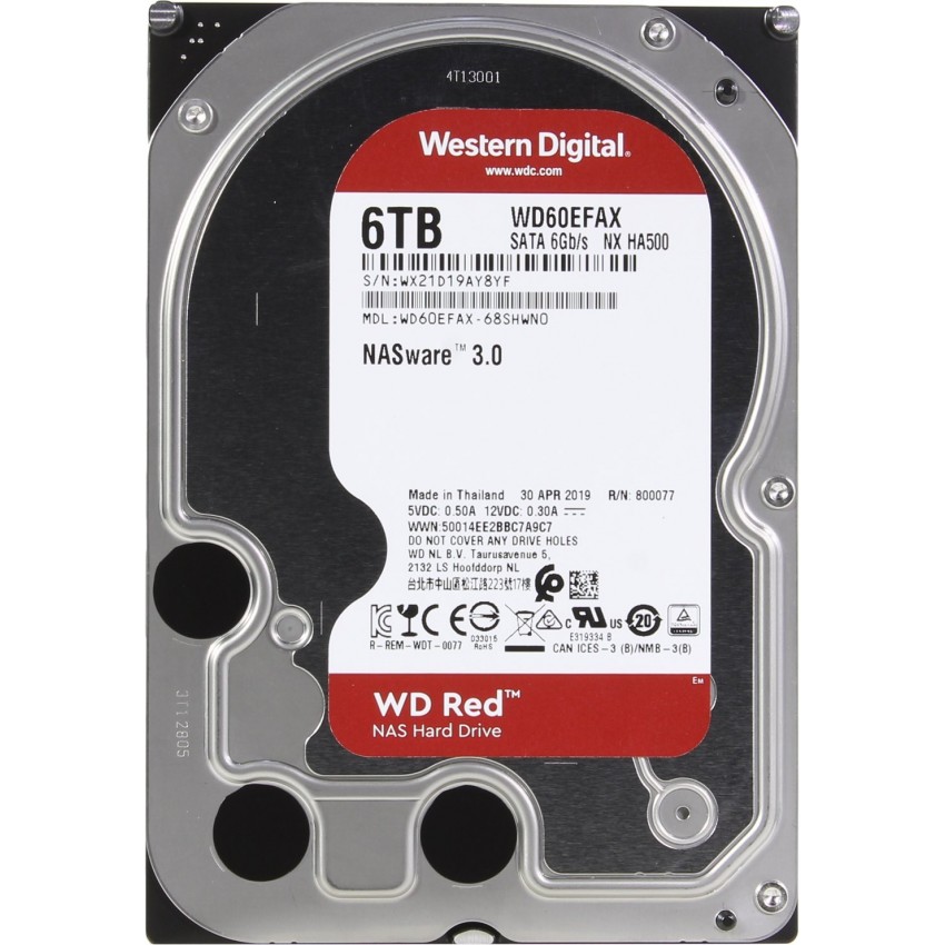 6TB 64MB SATA III 6GB/s EFZX RED PLUS WD 6TB 64MB SATA III 6GB/s EFZX RED PLUS WD