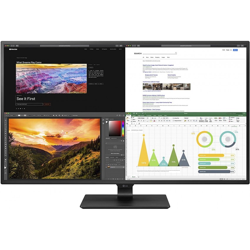LG 43" 43UN700-B 4K DP/HDMI/USB HDR10 IPS LG 43" 43UN700-B 4K DP/HDMI/USB HDR10 IPS