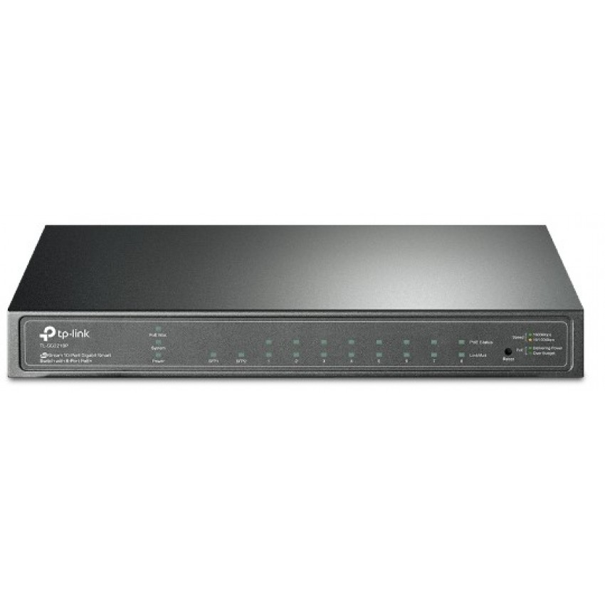SWITCH 8 PORT GIGA Smart WITH 8PORT POE 58W TP LINK