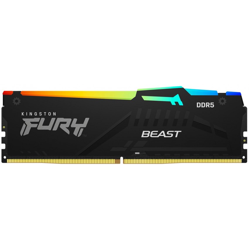 16GB DDR5 4800Mhz RGB FURY Beast Black 16GB DDR5 4800Mhz RGB FURY Beast Black