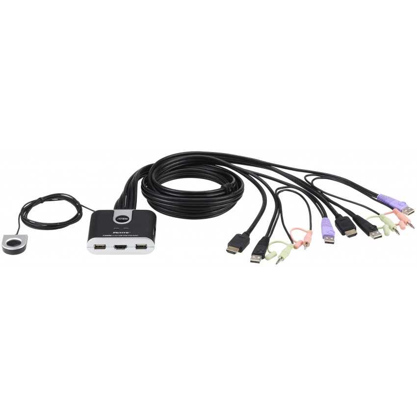 2 PORT USB HDMI CABLE KVM 1080P ATEN 2 PORT USB HDMI CABLE KVM 1080P ATEN
