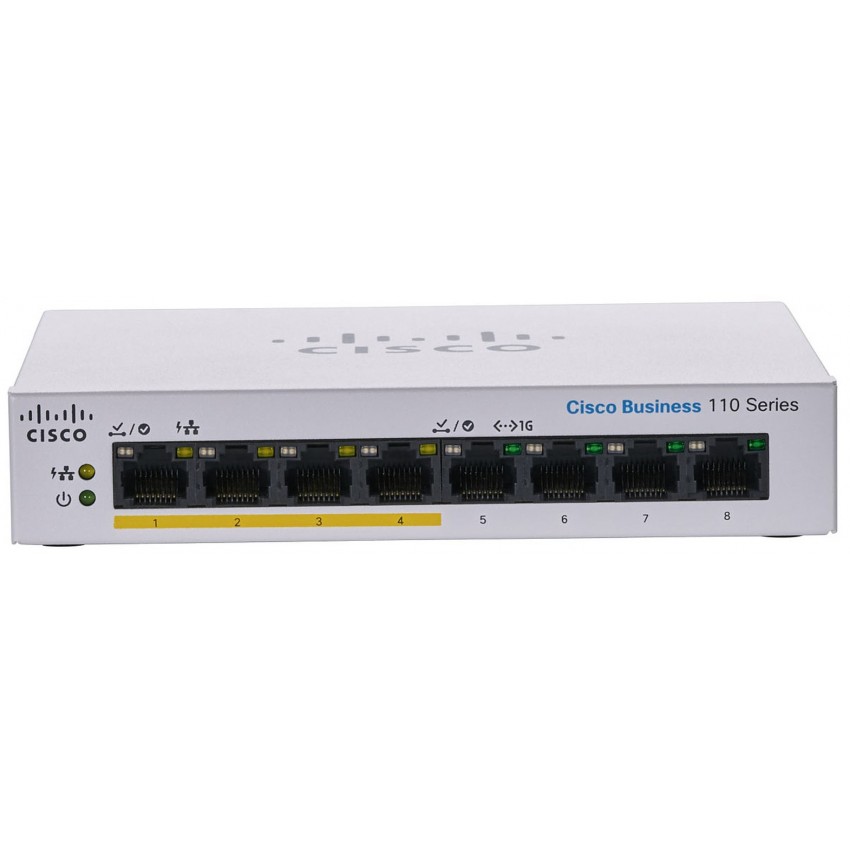 SWITCH 8PORT 1G 4XPoE,4X Non PoE 32W CISCO SWITCH 8PORT 1G 4XPoE,4X Non PoE 32W CISCO