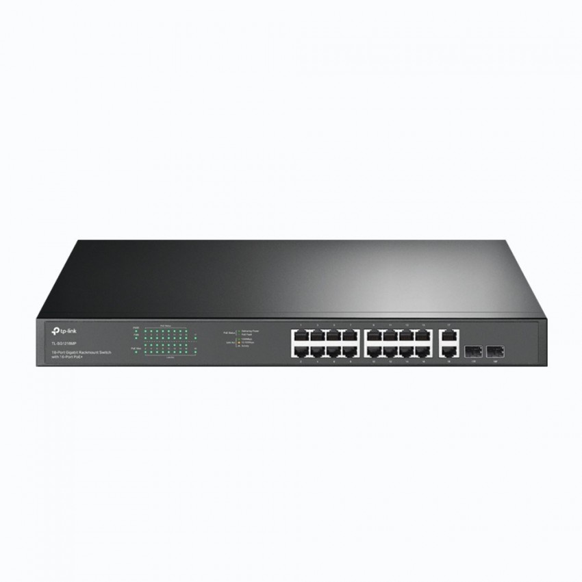 SWITCH 18PORT WITH 16PORT POE 250W Rackmount TP LINK SWITCH 18PORT WITH 16PORT POE 250W Rackmount TP LINK