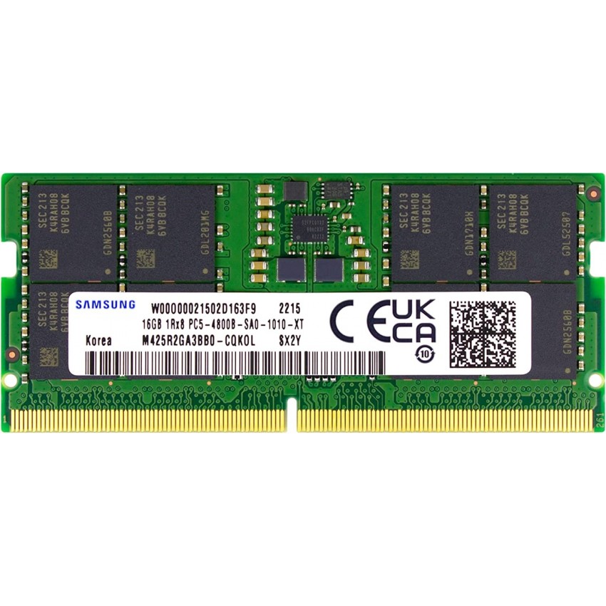 16GB DDR5 4800Mhz Non ECC SODIMM 16GB DDR5 4800Mhz Non ECC SODIMM