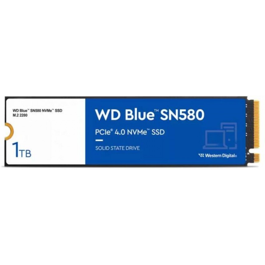 WD SSD 1TB M.2 PCIe 4.0x4 SN580 BLUE WD SSD 1TB M.2 PCIe 4.0x4 SN580 BLUE