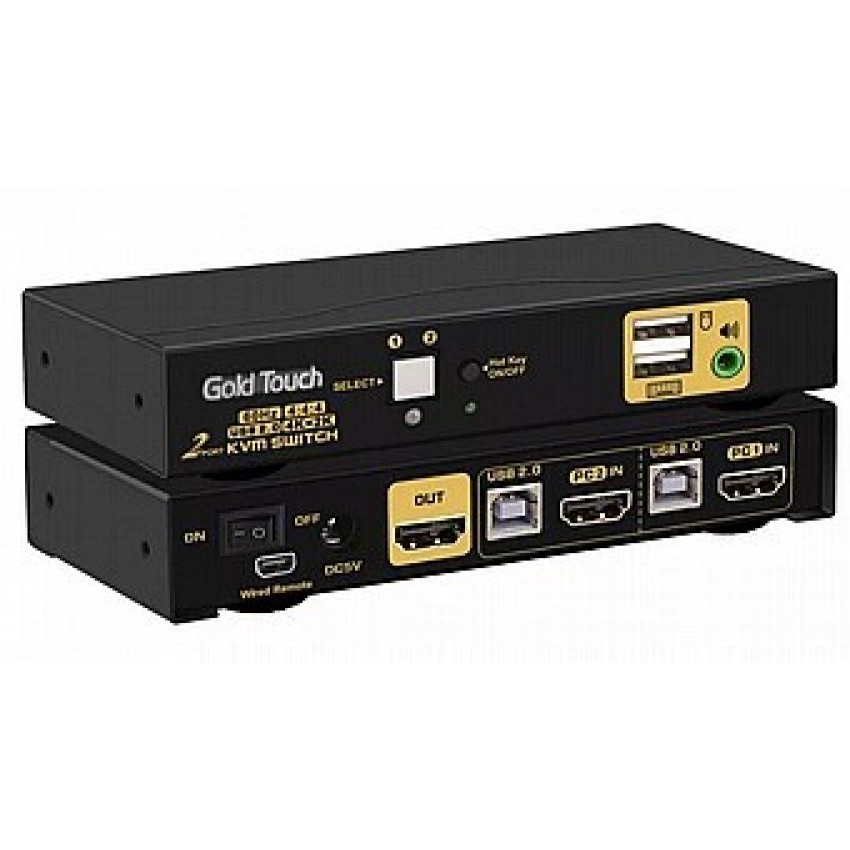 2 ports HDMI 2.0 KVM Switch 2 ports HDMI 2.0 KVM Switch