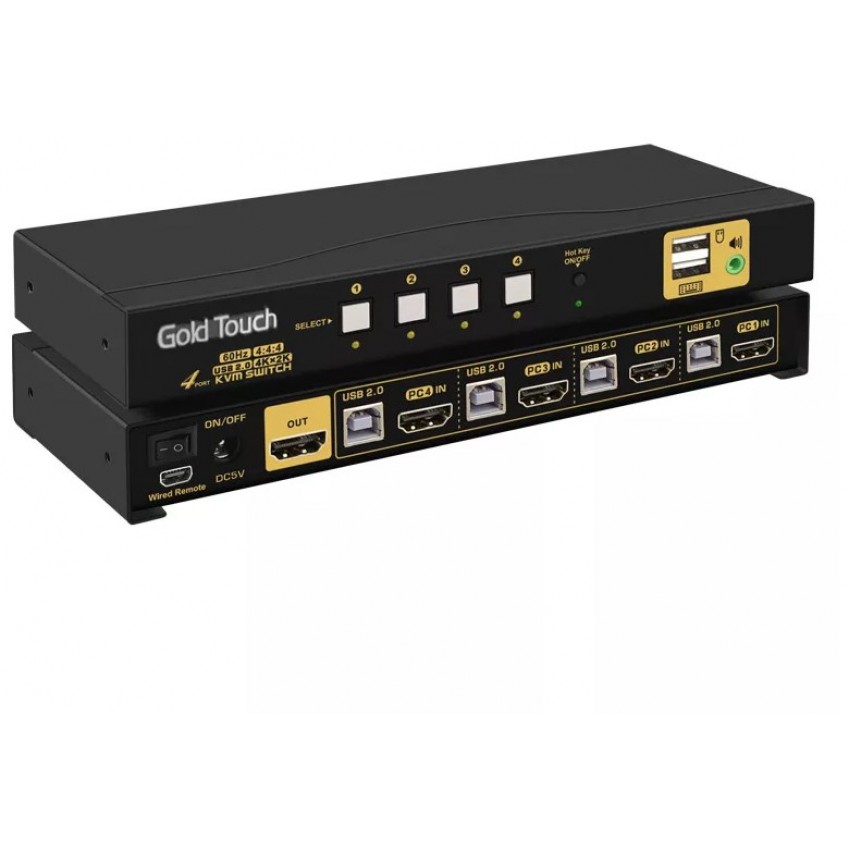 4 ports HDMI 2.0 KVM Switch 4 ports HDMI 2.0 KVM Switch