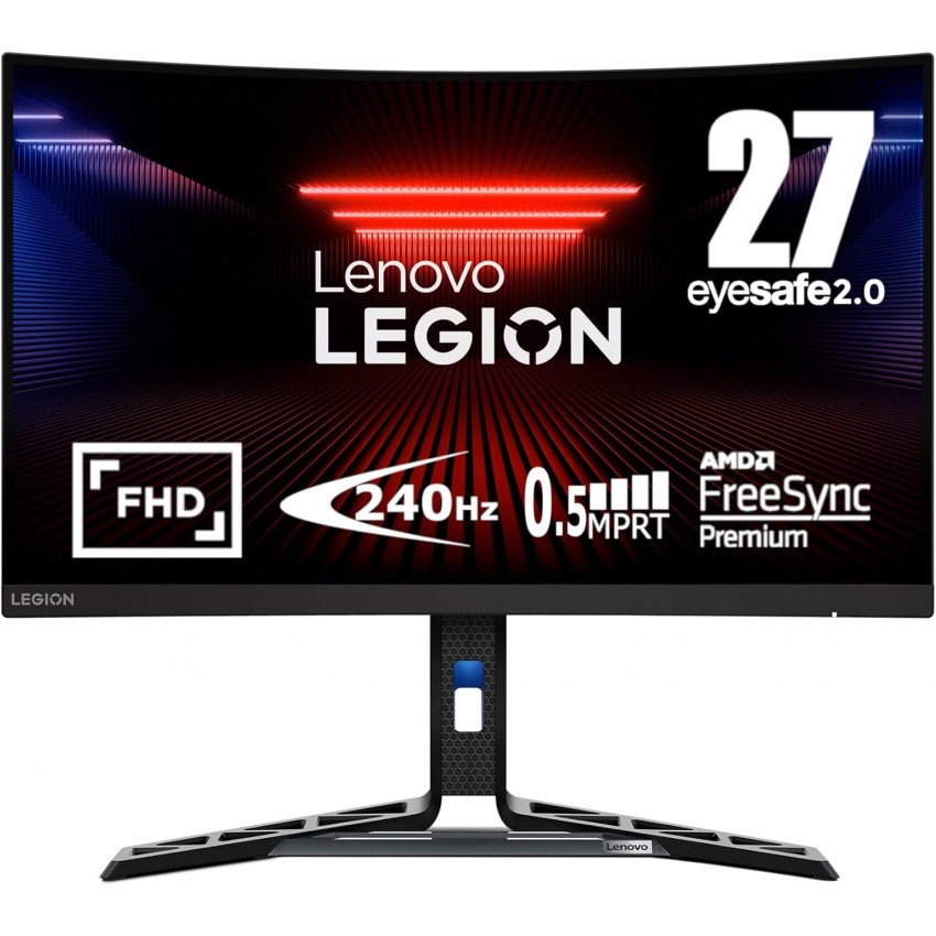 Lenovo Legion 27" R27fc-30 Curved 0.5MS/240HZ/Tilt/Swivel/Pivot/Height