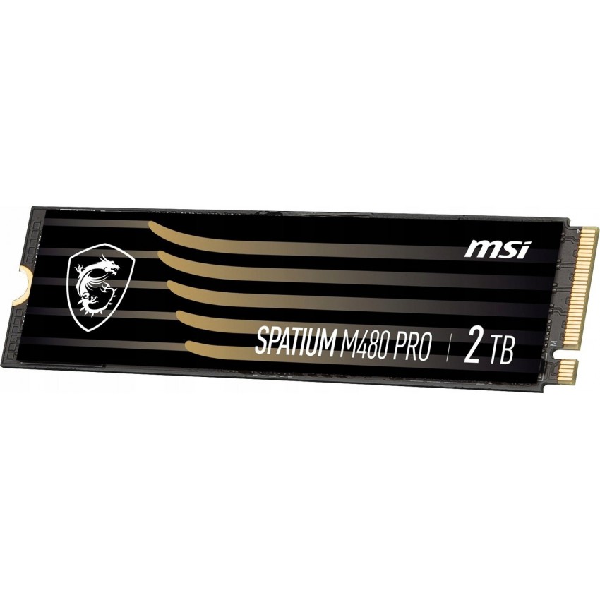 MSI SSD 2TB SPATIUM M480 Pro 7000/7400 PCIe 4.0 NVMe M.2 2280 5Y MSI SSD 2TB SPATIUM M480 Pro 7000/7400 PCIe 4.0 NVMe M.2 2280 5Y