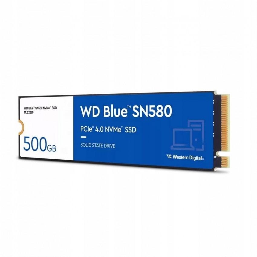 WD SSD 500GB M.2 PCIe 4.0x4 SN580 BLUE WD SSD 500GB M.2 PCIe 4.0x4 SN580 BLUE