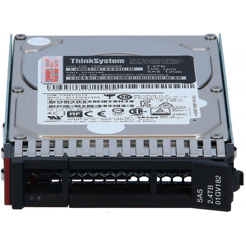 LENOVO ThinkSystem 2.5" 2.4TB 10K SAS 12Gb HS 512e HDD/3Y