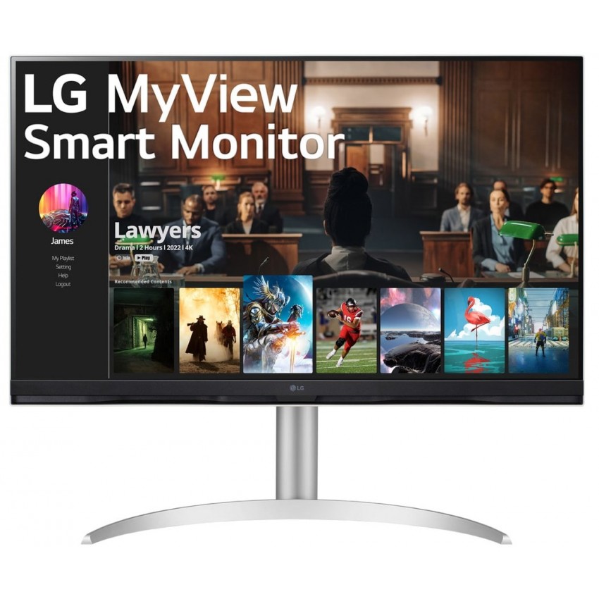 LG 32" USB-C/SMART-TV/AIR PLAY 2/4K/DP/2xHDMI LG 32" USB-C/SMART-TV/AIR PLAY 2/4K/DP/2xHDMI