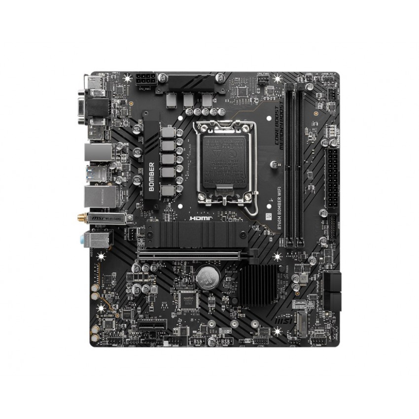 MSI PRO B760M BOMBER WIFI DDR5 MSI PRO B760M BOMBER WIFI DDR5